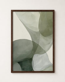 Sage Green Organic Abstract