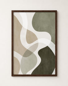 Sage Green Organic Abstract
