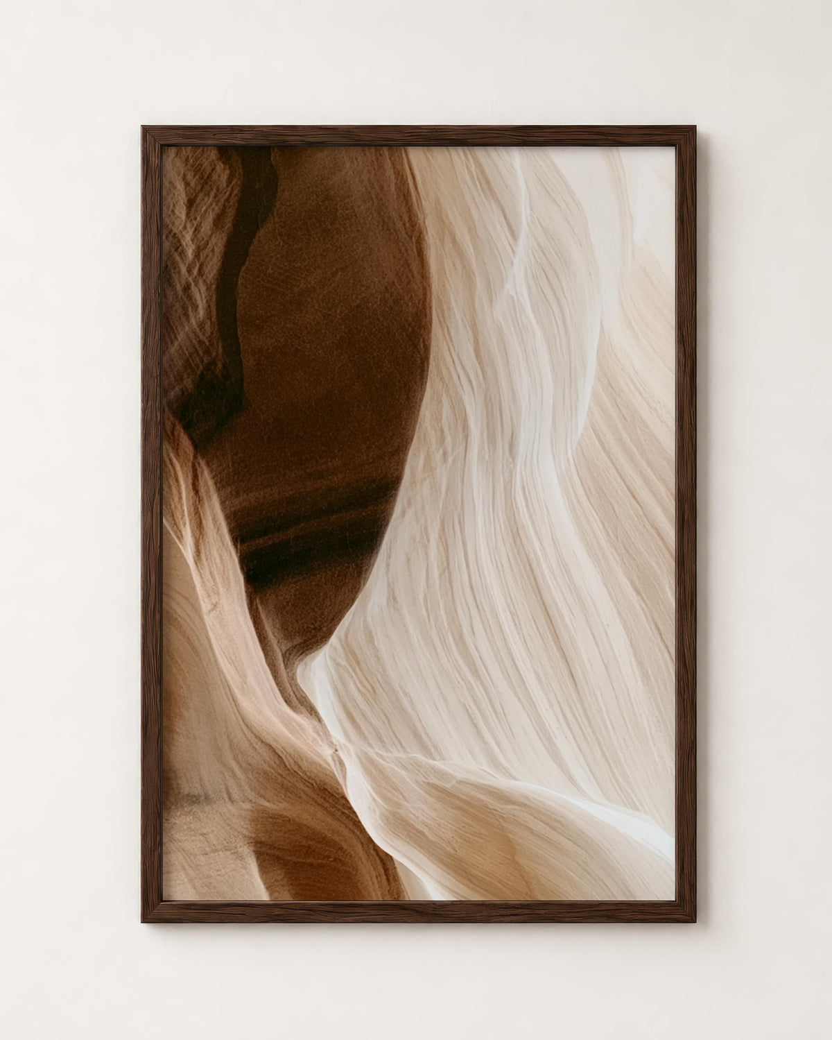 Brown Beige Organic Abstract