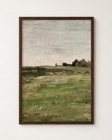 Green Countryside Landscape Print