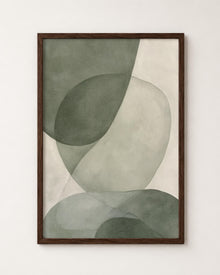 Sage Green Organic Abstract