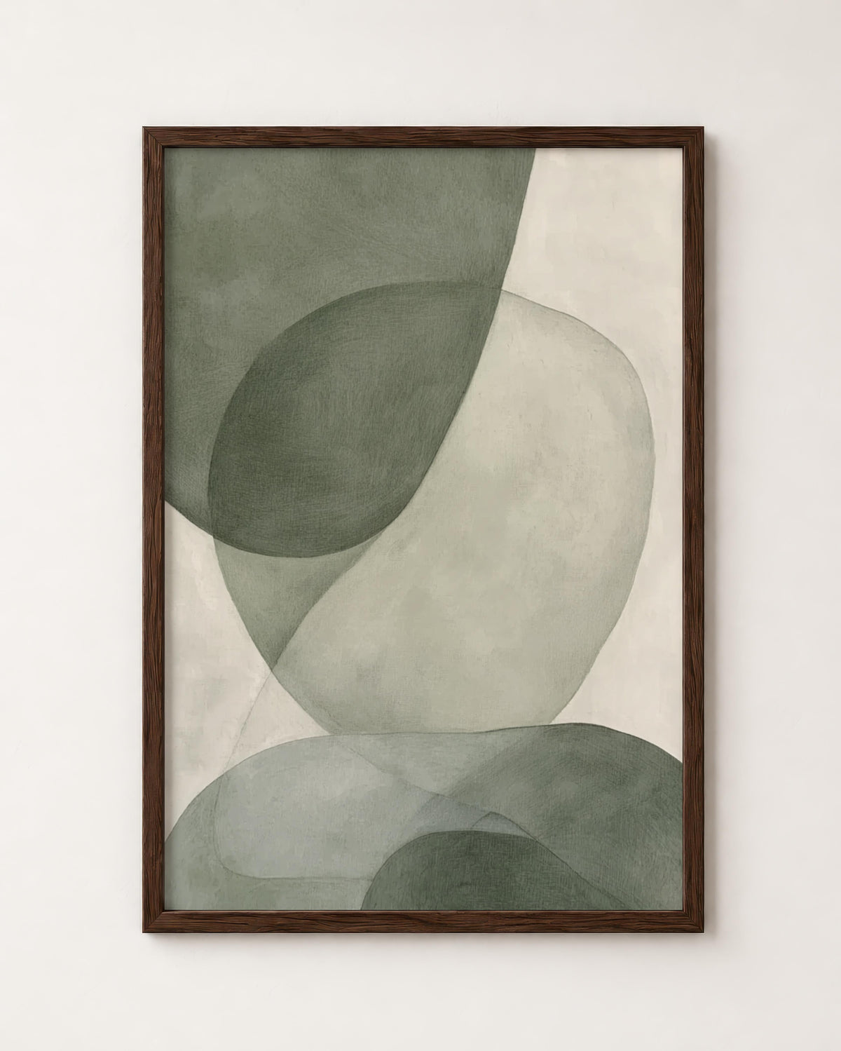 Sage Green Organic Abstract