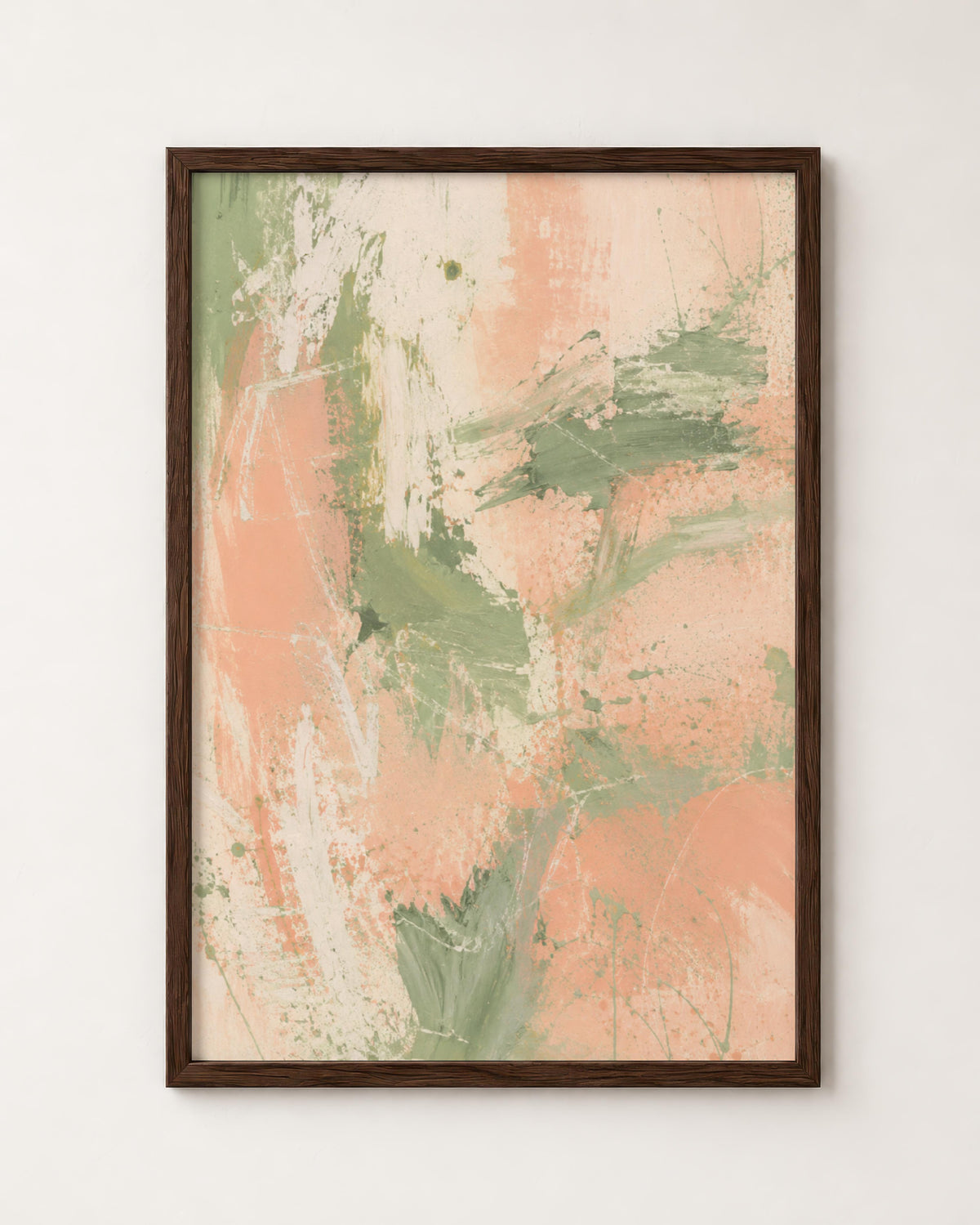 Peach Sage Textured Abstract