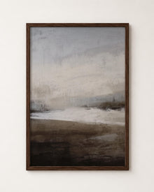 Moody Neutral Abstract Landscape