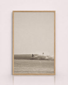 Neutral Surfer Coastal Print
