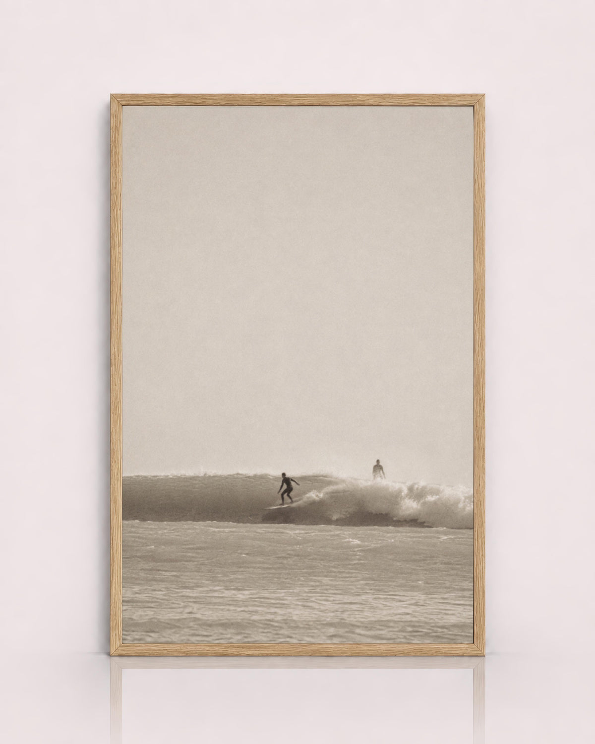 Neutral Surfer Coastal Print