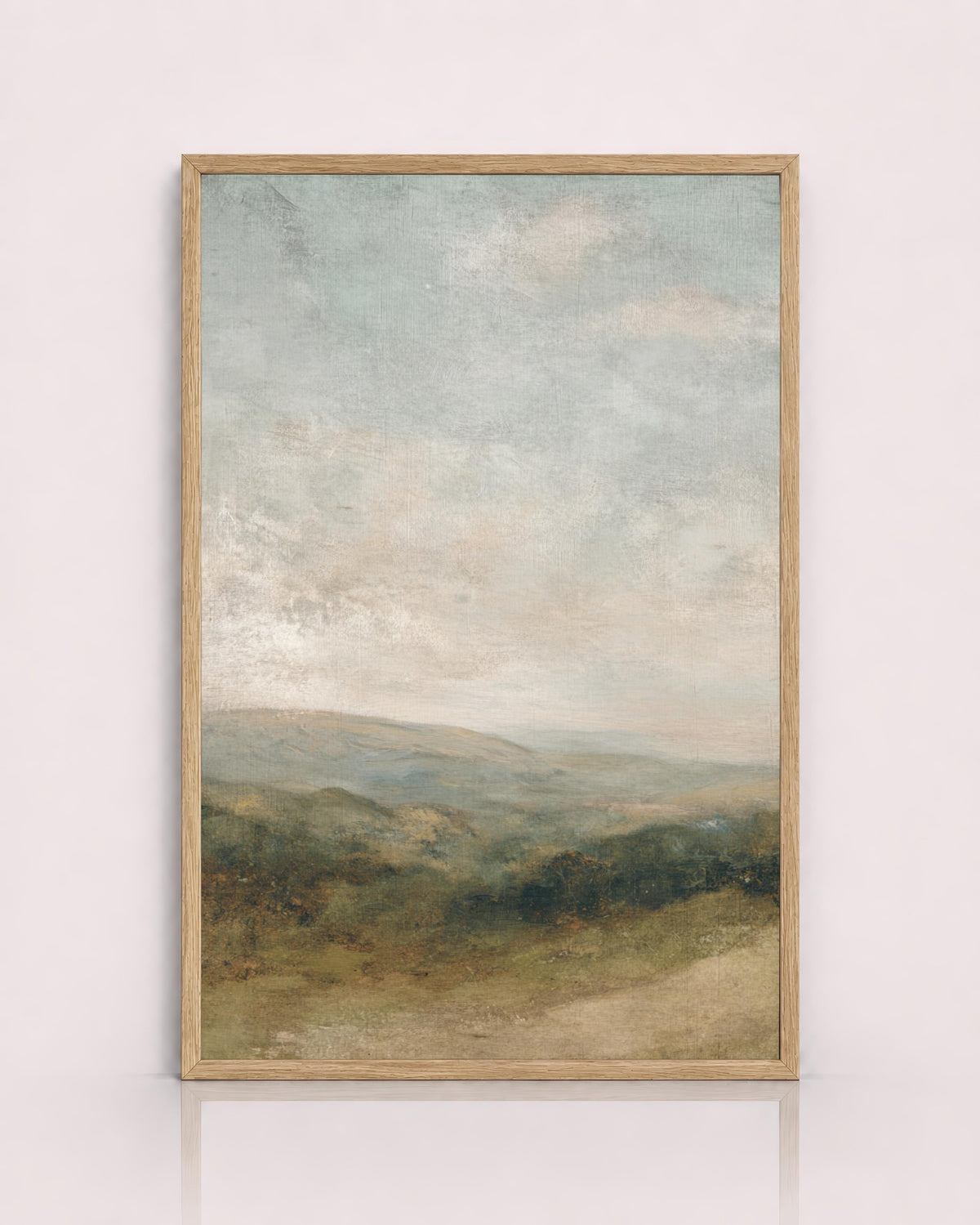 Moody Neutral Mountain Landscape