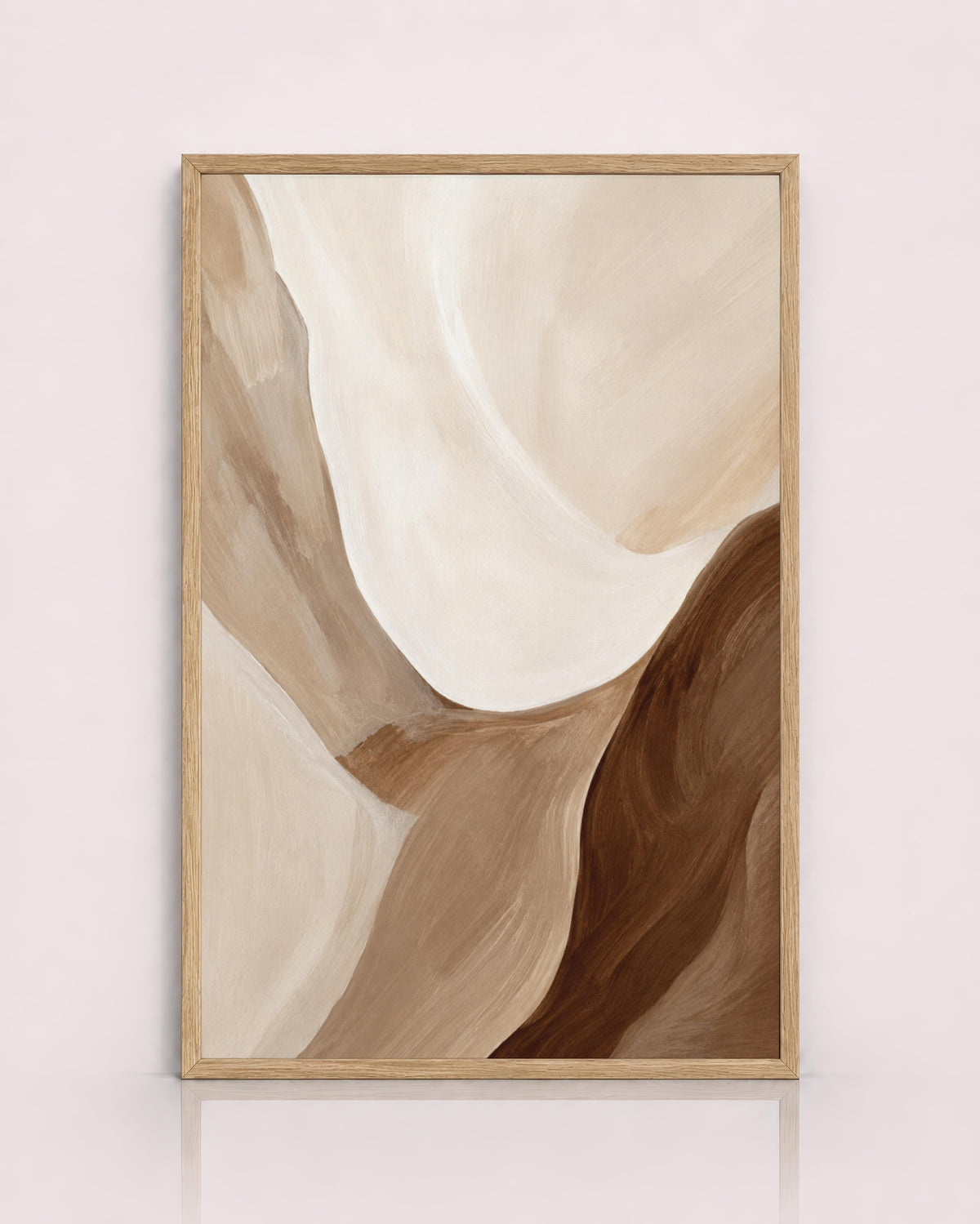 Brown Beige Organic Abstract