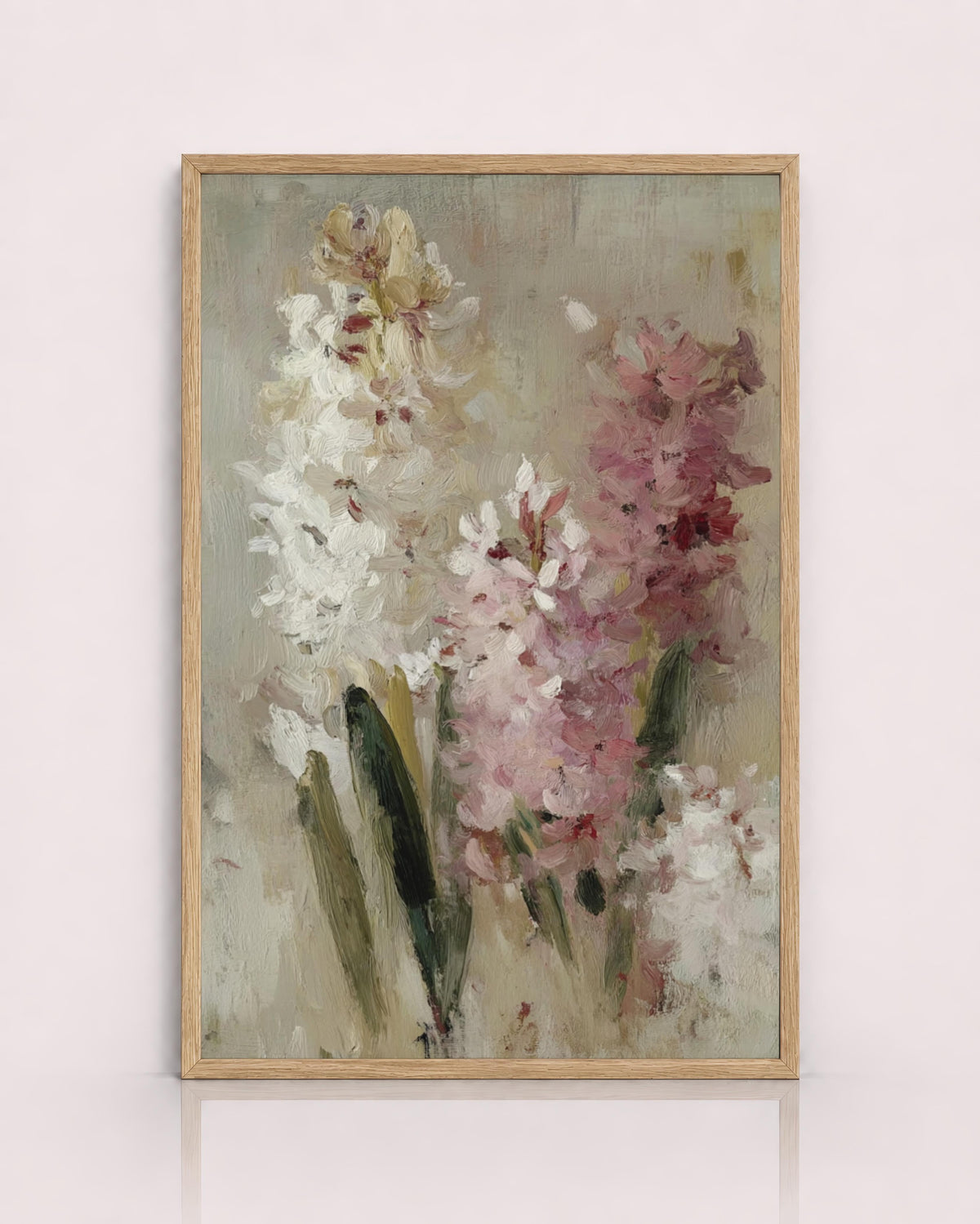 Blush Pink Floral Painting