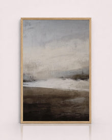 Moody Neutral Abstract Landscape