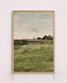 Green Countryside Landscape Print