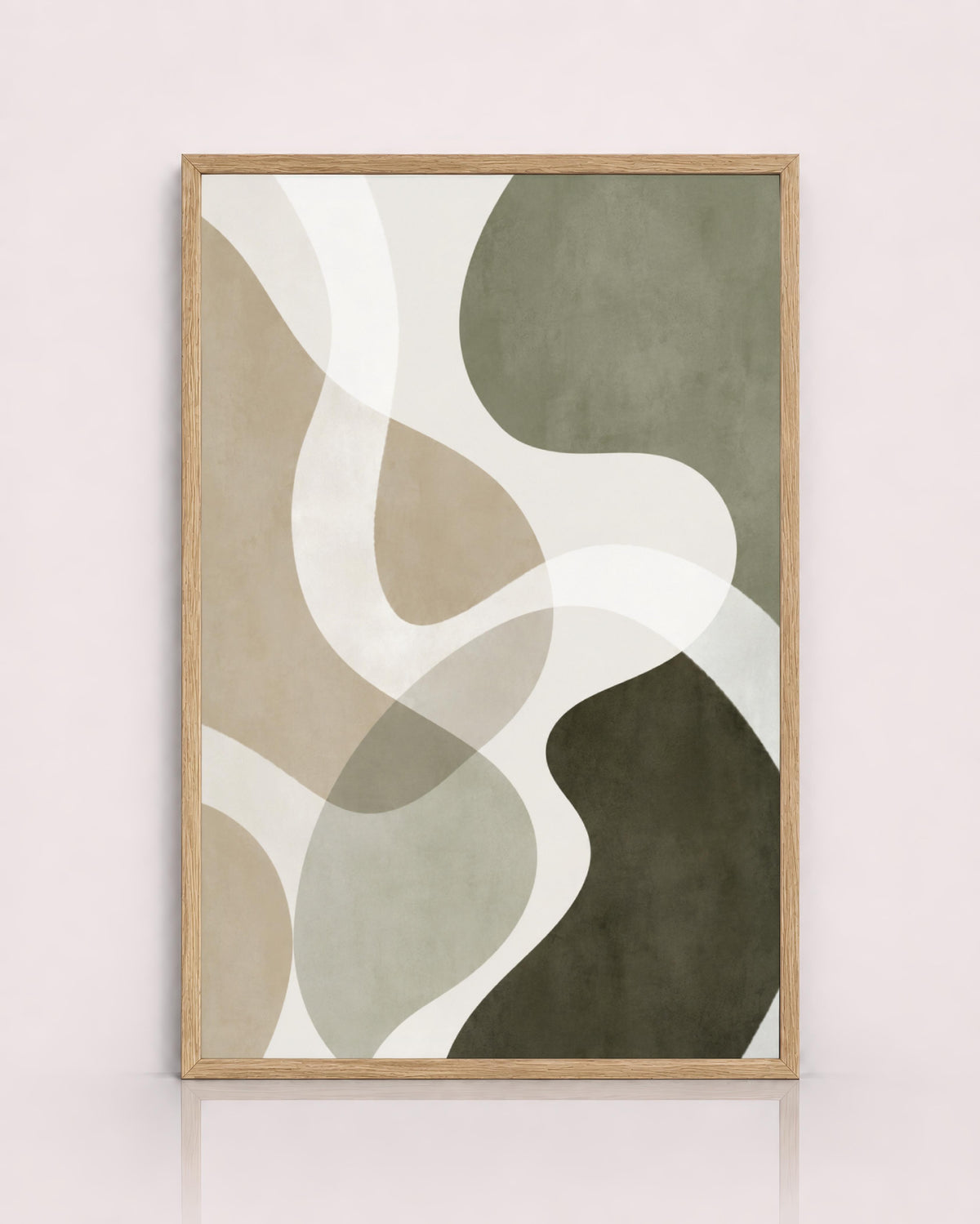 Sage Green Organic Abstract