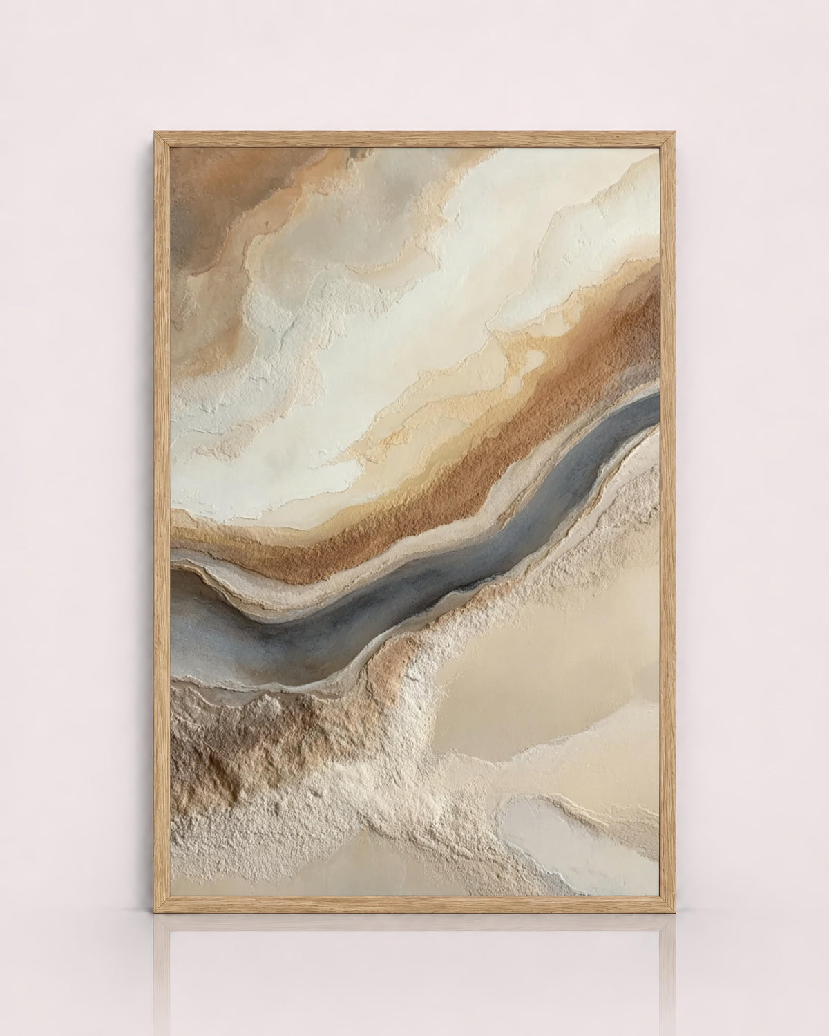 Neutral Textured Abstract Art