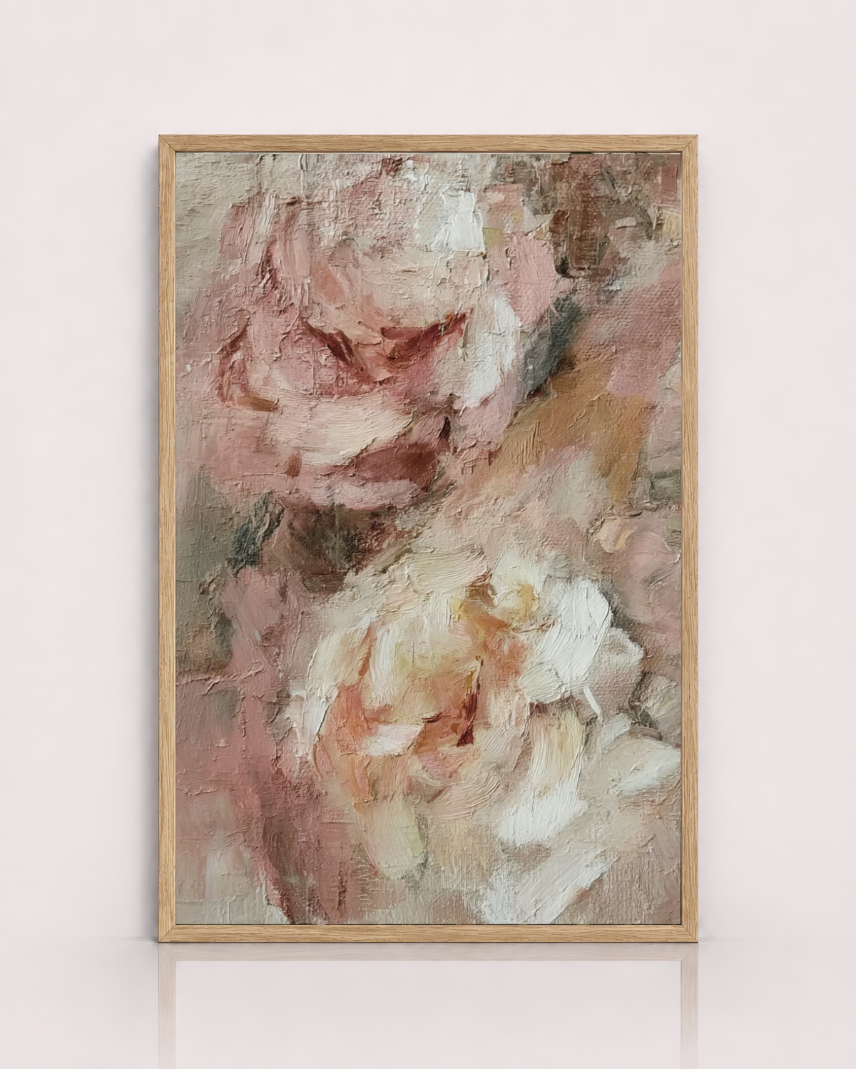 Blush Pink Floral Wall Art
