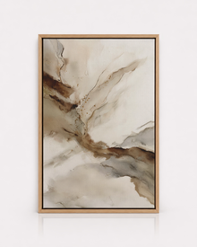 Neutral Abstract Watercolor Print