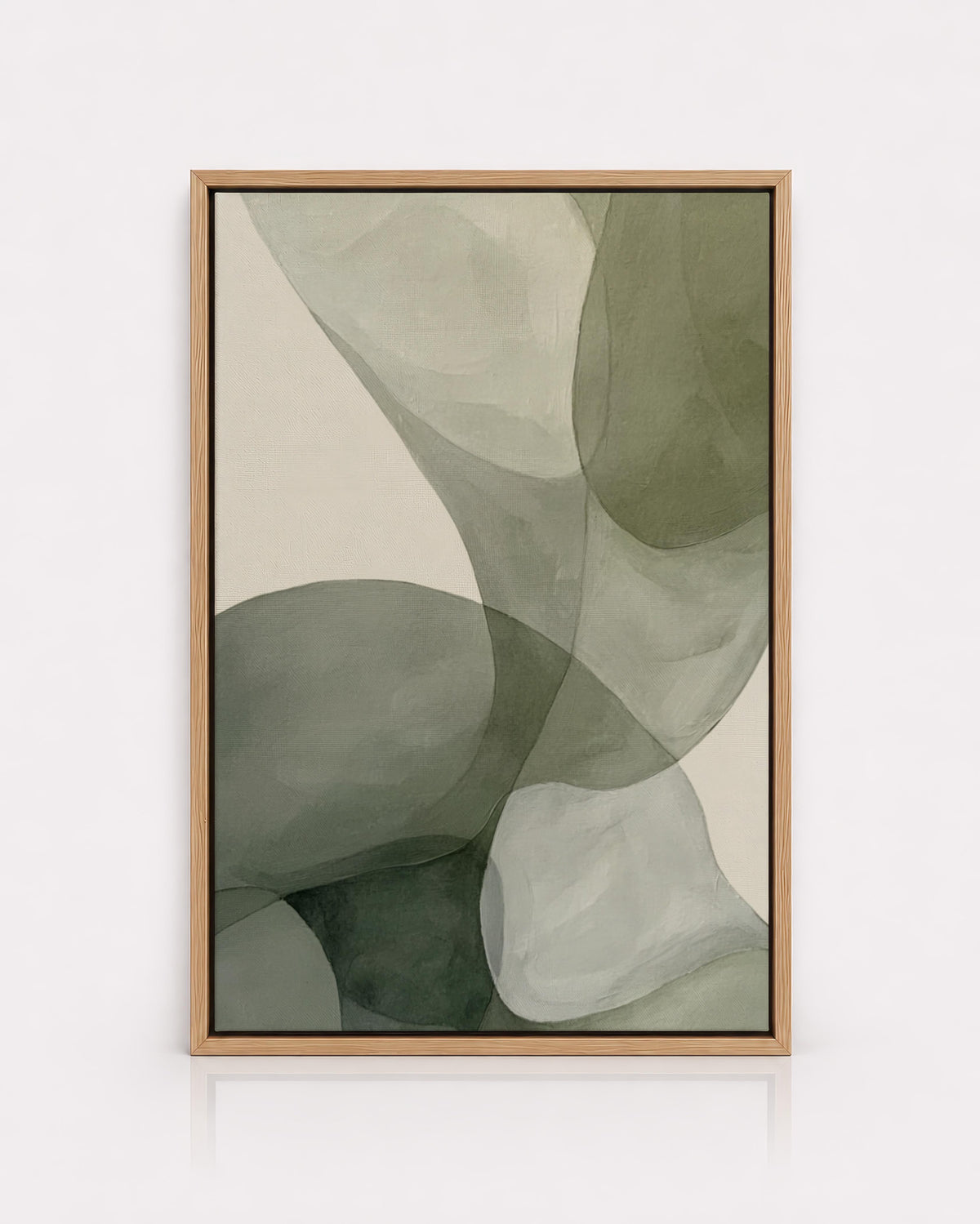 Sage Green Organic Abstract