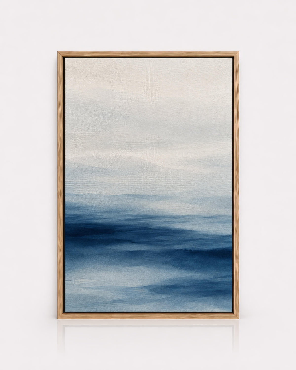 Blue Coastal Watercolor Print