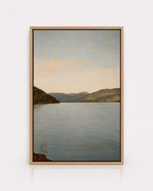 Vintage Lake Landscape Print
