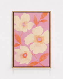 Pink Floral Botanical Print