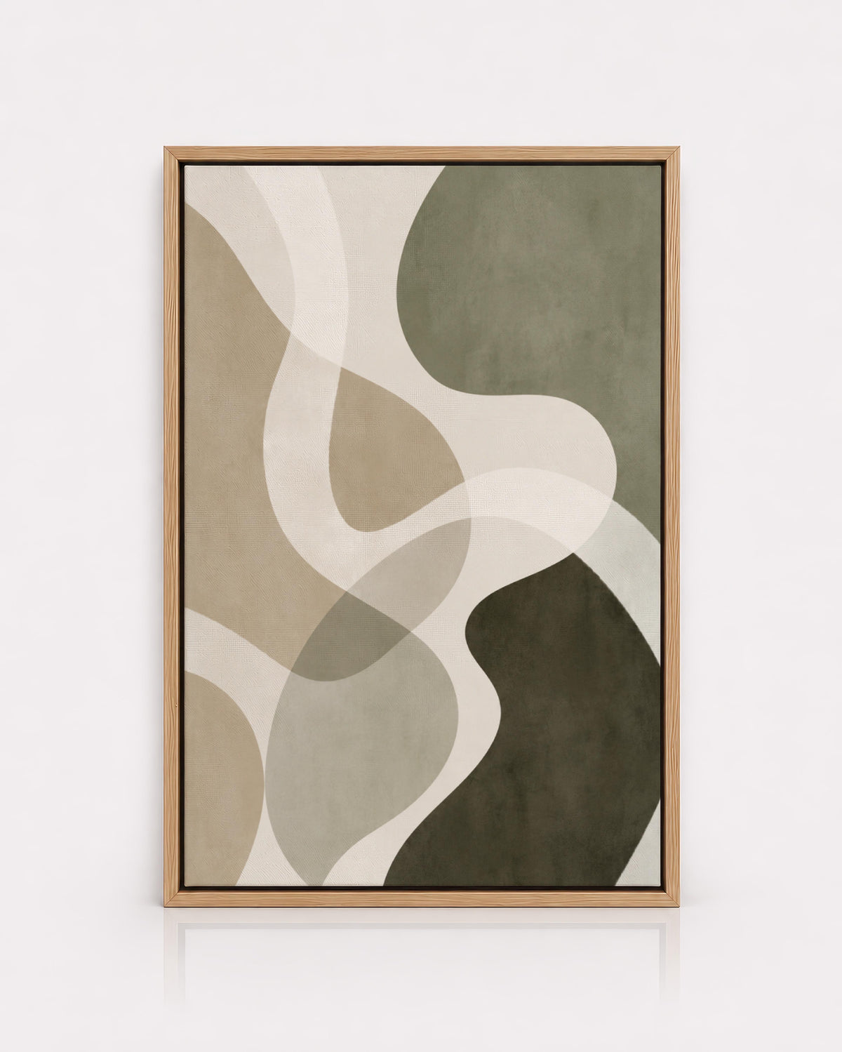 Sage Green Organic Abstract