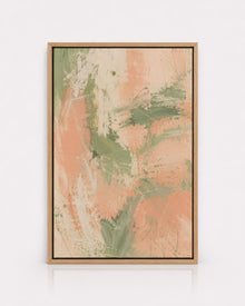 Peach Sage Textured Abstract