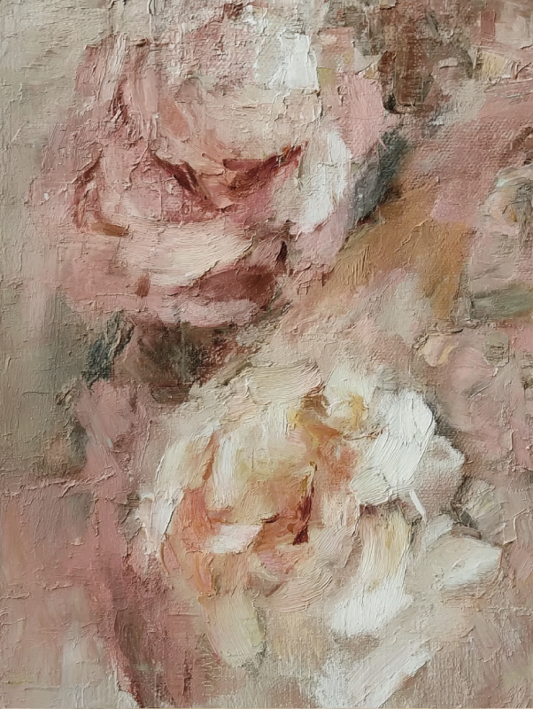Blush Pink Floral Wall Art