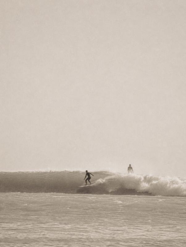 Neutral Surfer Coastal Print