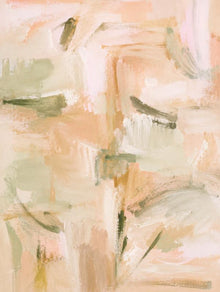 Peach Sage Abstract Print