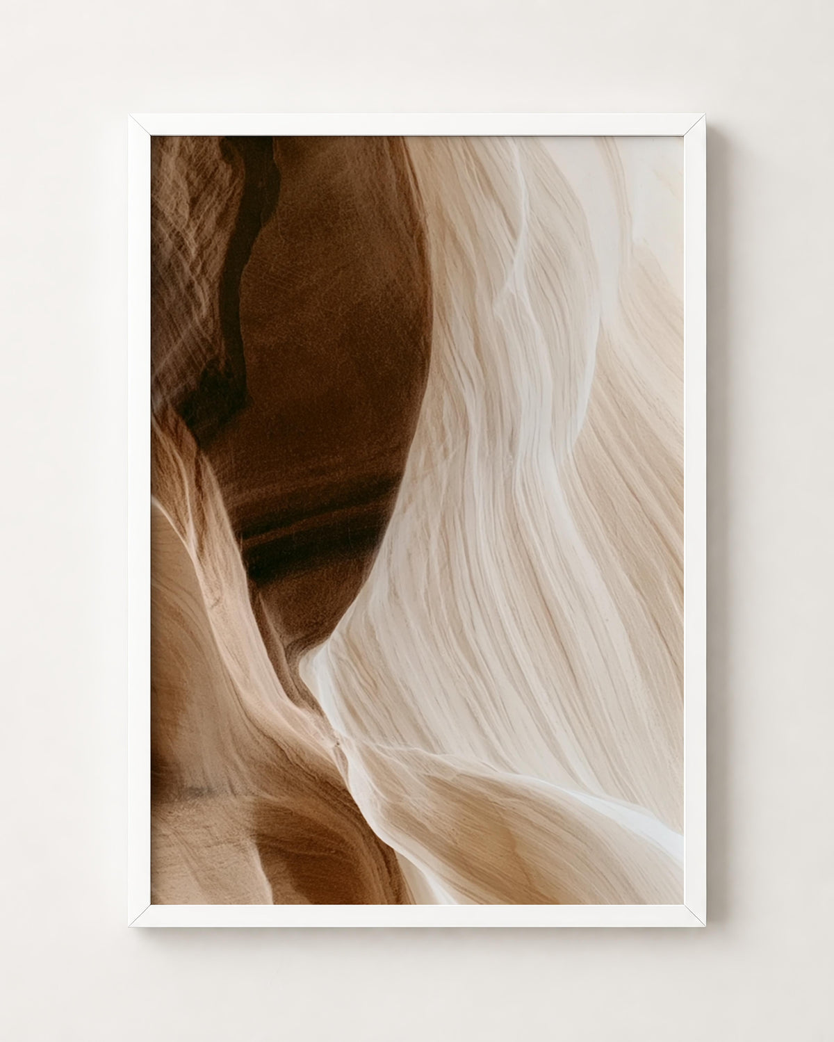 Brown Beige Organic Abstract
