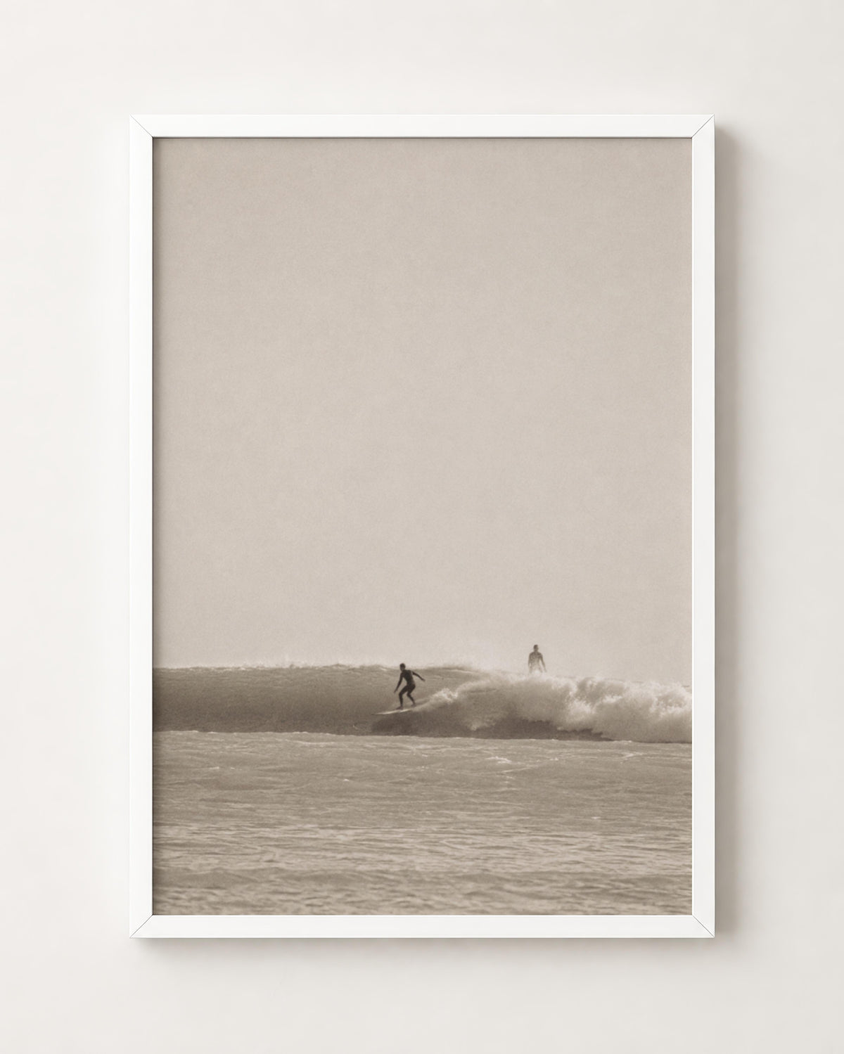 Neutral Surfer Coastal Print