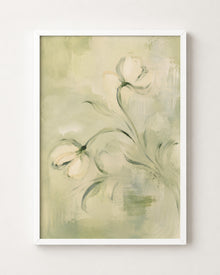 Sage Green Floral Print