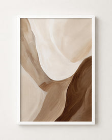Brown Beige Organic Abstract