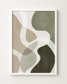 Sage Green Organic Abstract