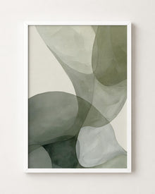 Sage Green Organic Abstract