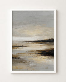 Beige Abstract Landscape