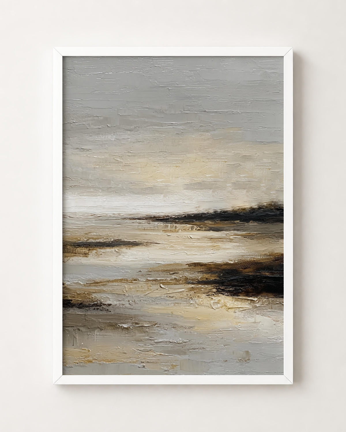 Beige Abstract Landscape