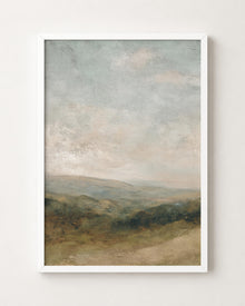 Moody Neutral Mountain Landscape