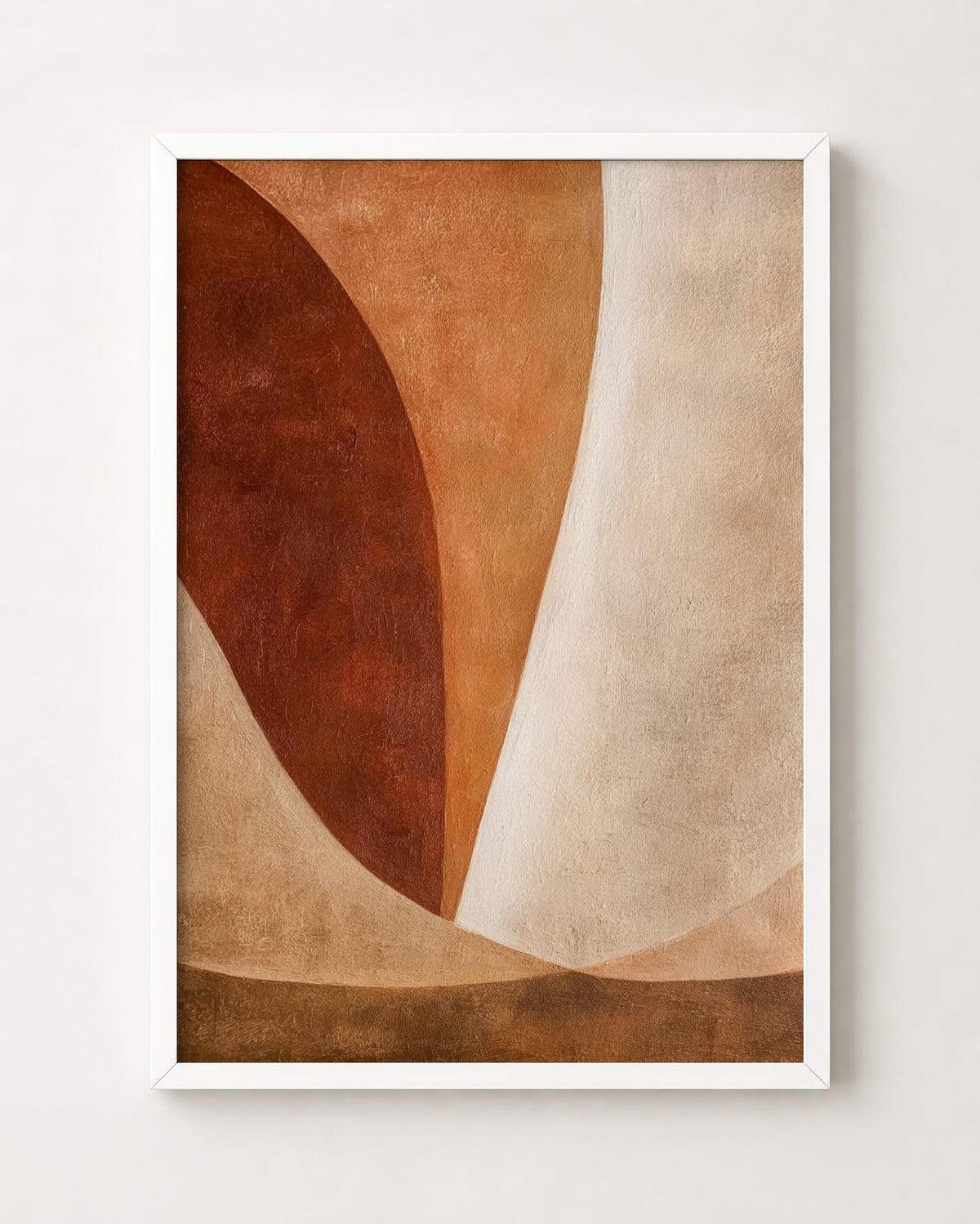 Terracotta Beige Organic Abstract