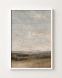 Neutral Moody Landscape Print