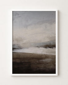 Moody Neutral Abstract Landscape