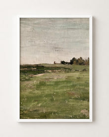 Green Countryside Landscape Print