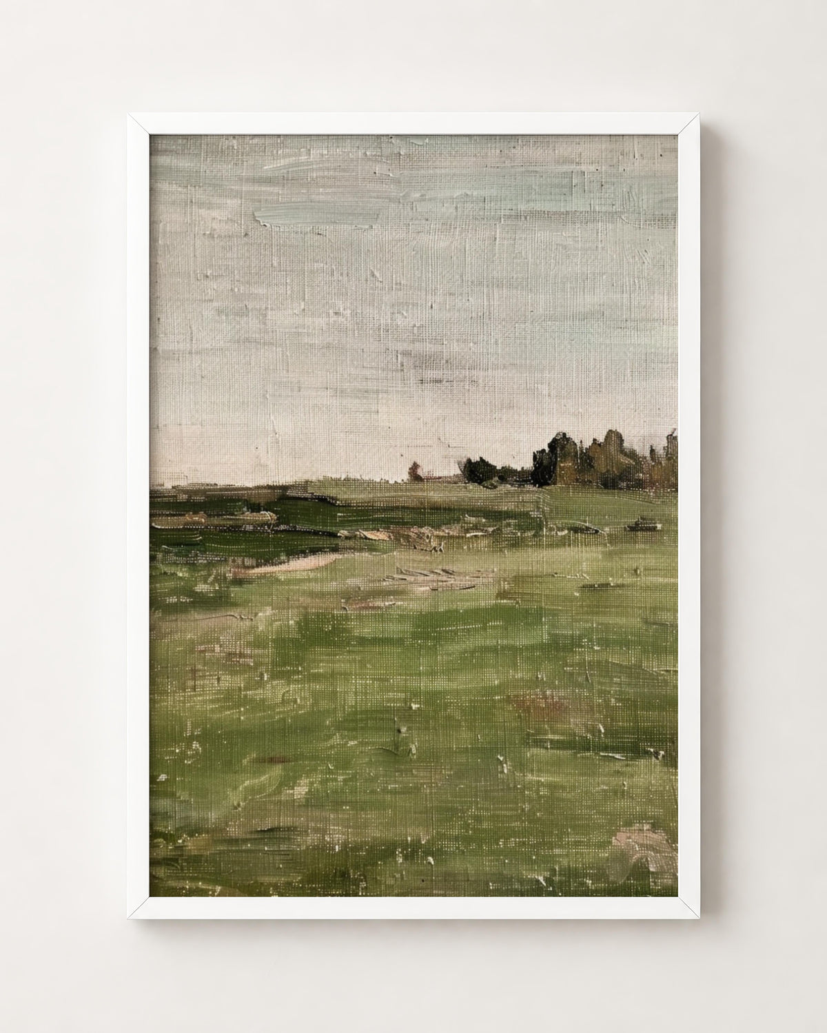 Green Countryside Landscape Print