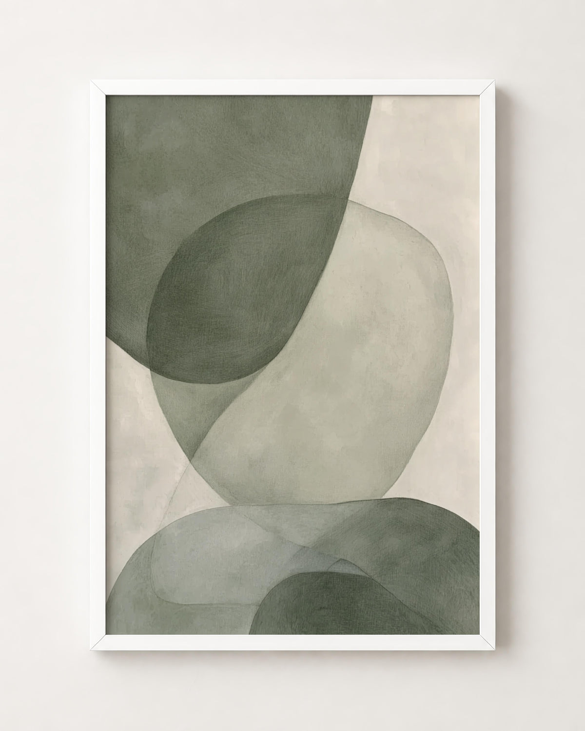 Sage Green Organic Abstract
