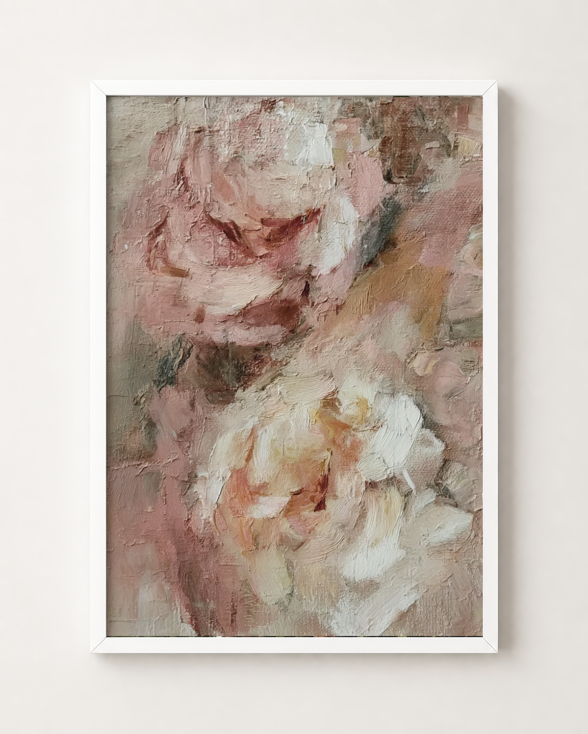 Blush Pink Floral Wall Art