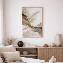 Neutral Abstract Watercolor Print