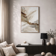 Neutral Abstract Watercolor Print