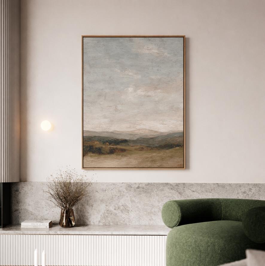 Neutral Moody Landscape Print