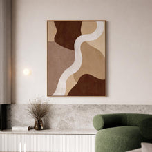 Brown Beige Organic Abstract