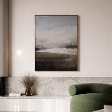 Moody Neutral Abstract Landscape