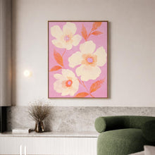 Pink Floral Botanical Print